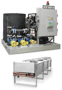 Temptek TTI Series Air and Water Cooled Central Water Chillers