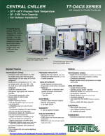 Brochure Cover Temptek TT-OACS Series Air-Cooled Outdoor Central Chillers