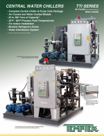 Brochure Cover - Temptek TTI Series Air and Water Cooled Central Water Chillers