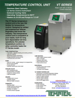 Product Brochure - Temptek Veteran VT Series Temperature Control Units with LS Controller