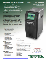 Product Brochure - Temptek Veteran VT Series Temperature Control Units with LXG Controller