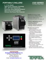 Temptek Brochure - CGD Series Air Cooled and Water Cooled Portable Chillers